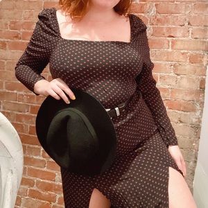 River Island Square-Neck Dress